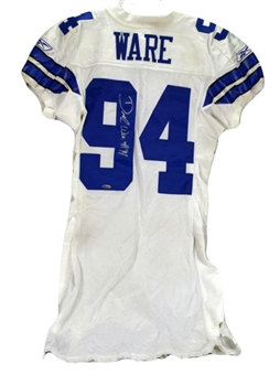 2006 DeMarcus Ware  Game Worn and Signed Dallas Cowboys Away Uniform (Cowboys COA)